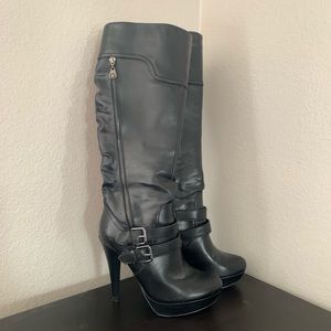 Black Guess boots size 36 1/2